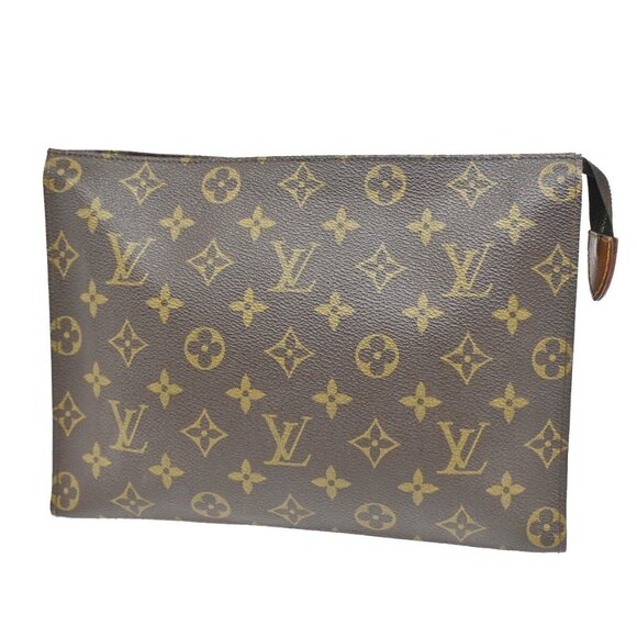 LOUIS VUITTON Poche Toilette 26 Clutch Hand Bag Monogram Leather M47542 04EF116 - Picture 12 of 16